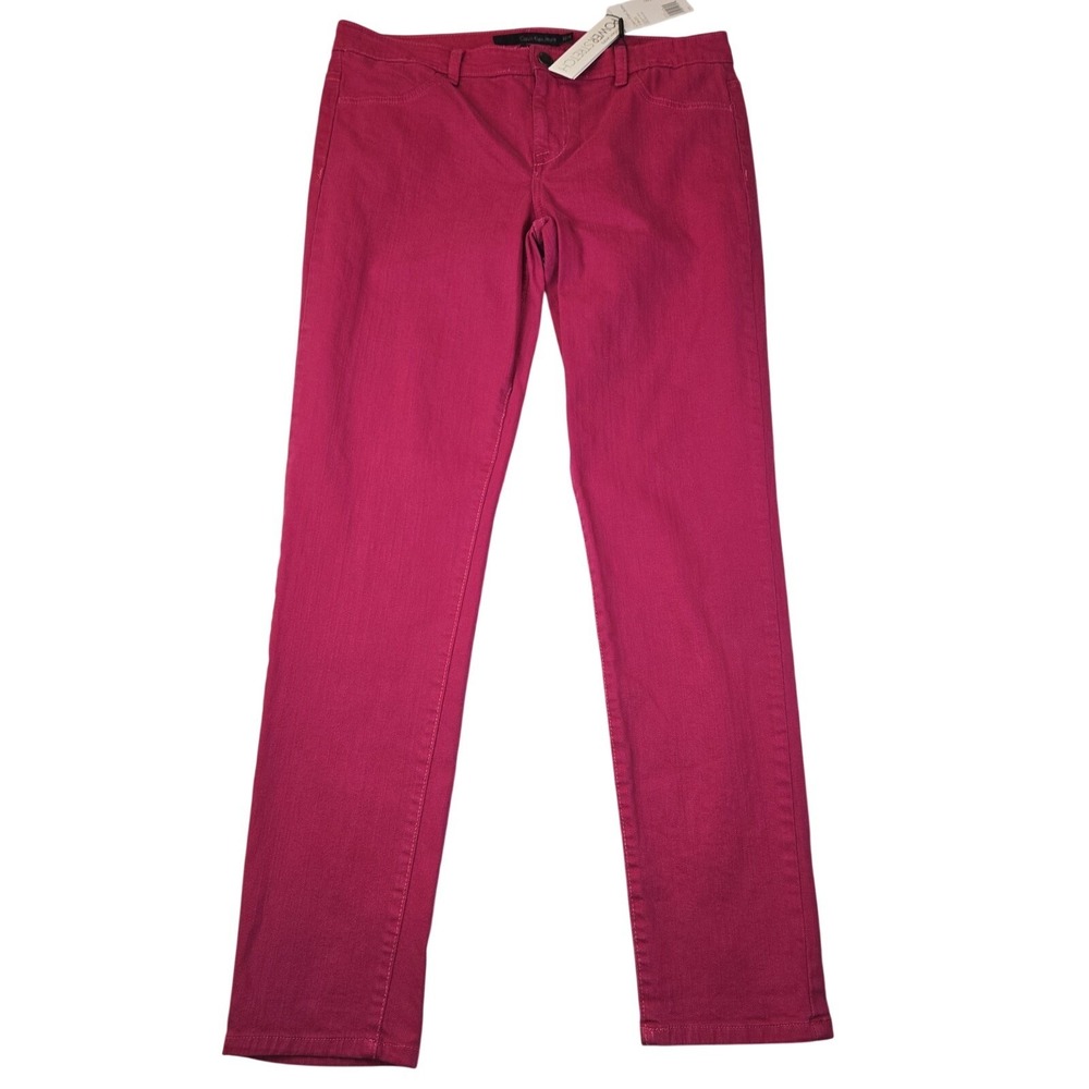 Calvin Klein Jeans Women's Legging Ultra Skinny Leg Jean (Sangria,‎ 14 X 31) NWT